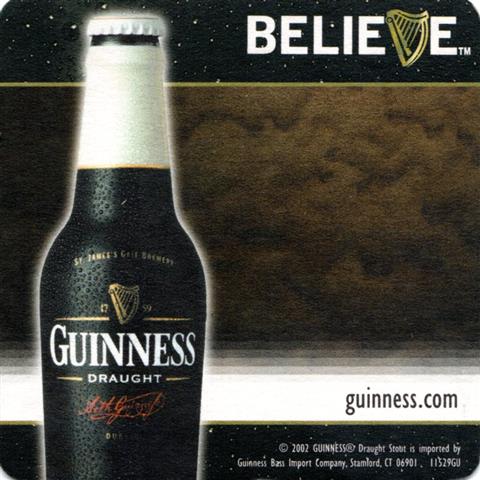 dublin l-irl guinness guinness quad 27a (205-believe-l flasche) 